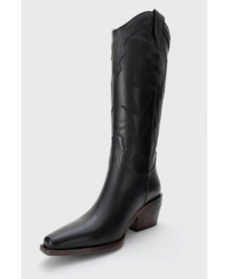 Pietro Leather Western Knee High Boot (Women