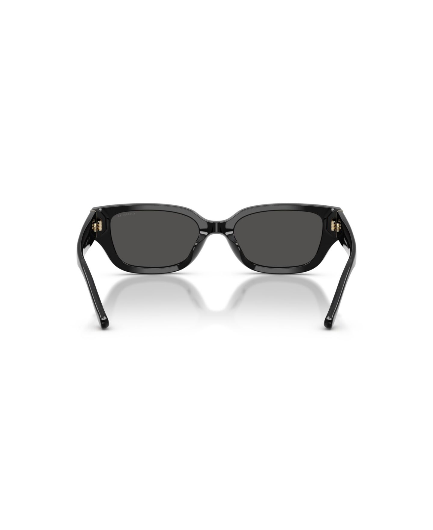 Женские солнцезащитные очки COACH Rectangle Sunglasses, CBZ52 HC8439U, цвет: Чёрный — фото 9