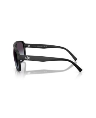 Men's Rectangle Sunglasses, AX4104S
