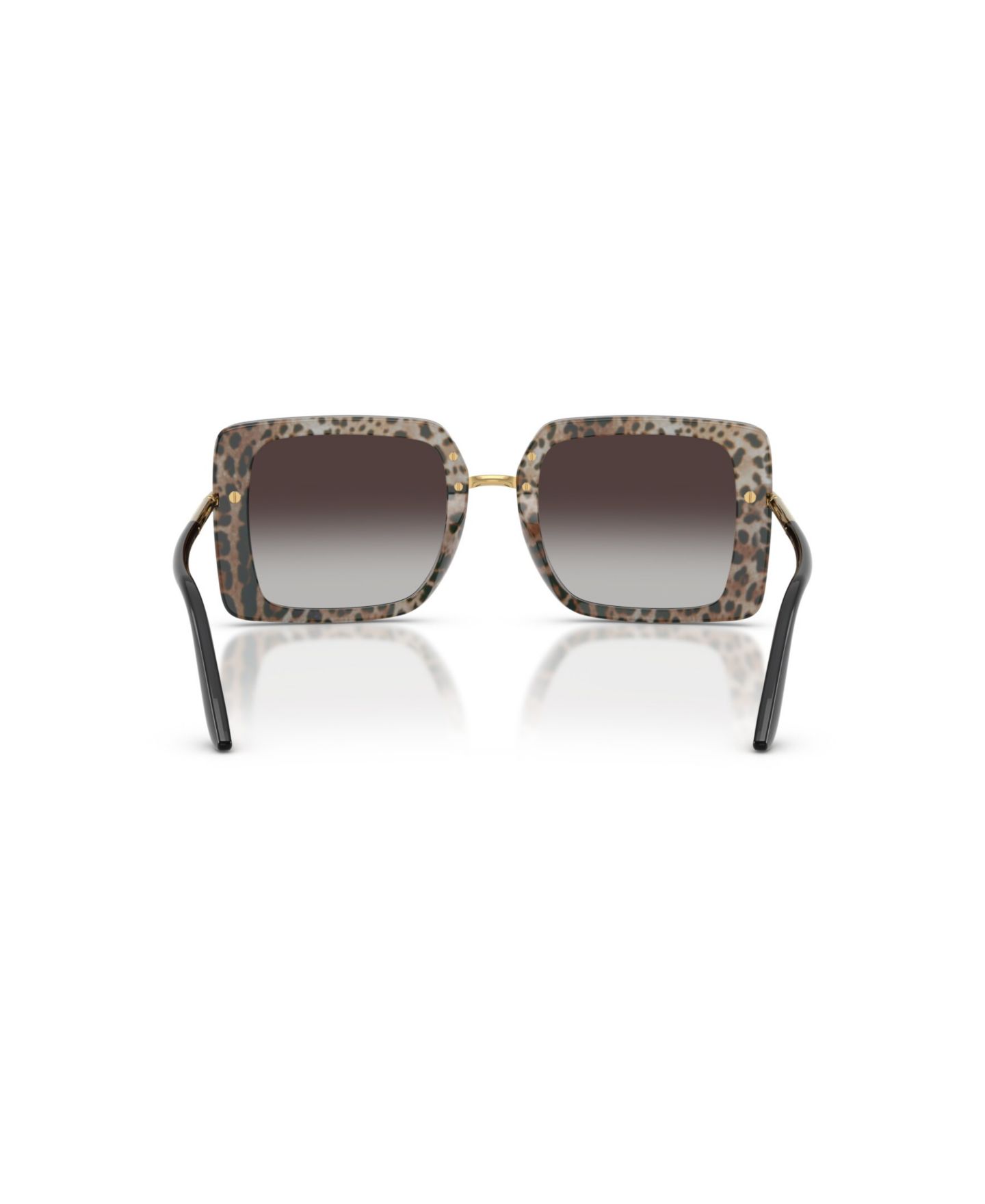 Женские солнцезащитные очки Dolce&Gabbana Square Sunglasses, DG4491, цвет: Чёрный — фото 9