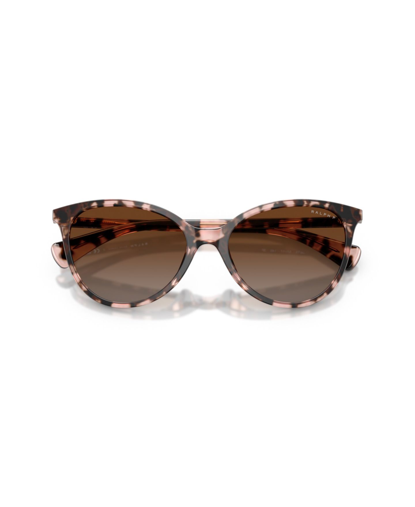 Женские солнцезащитные очки Ralph by Ralph Lauren Polarized Sunglasses, RA5339U, цвет: Розовый гавана — фото 3