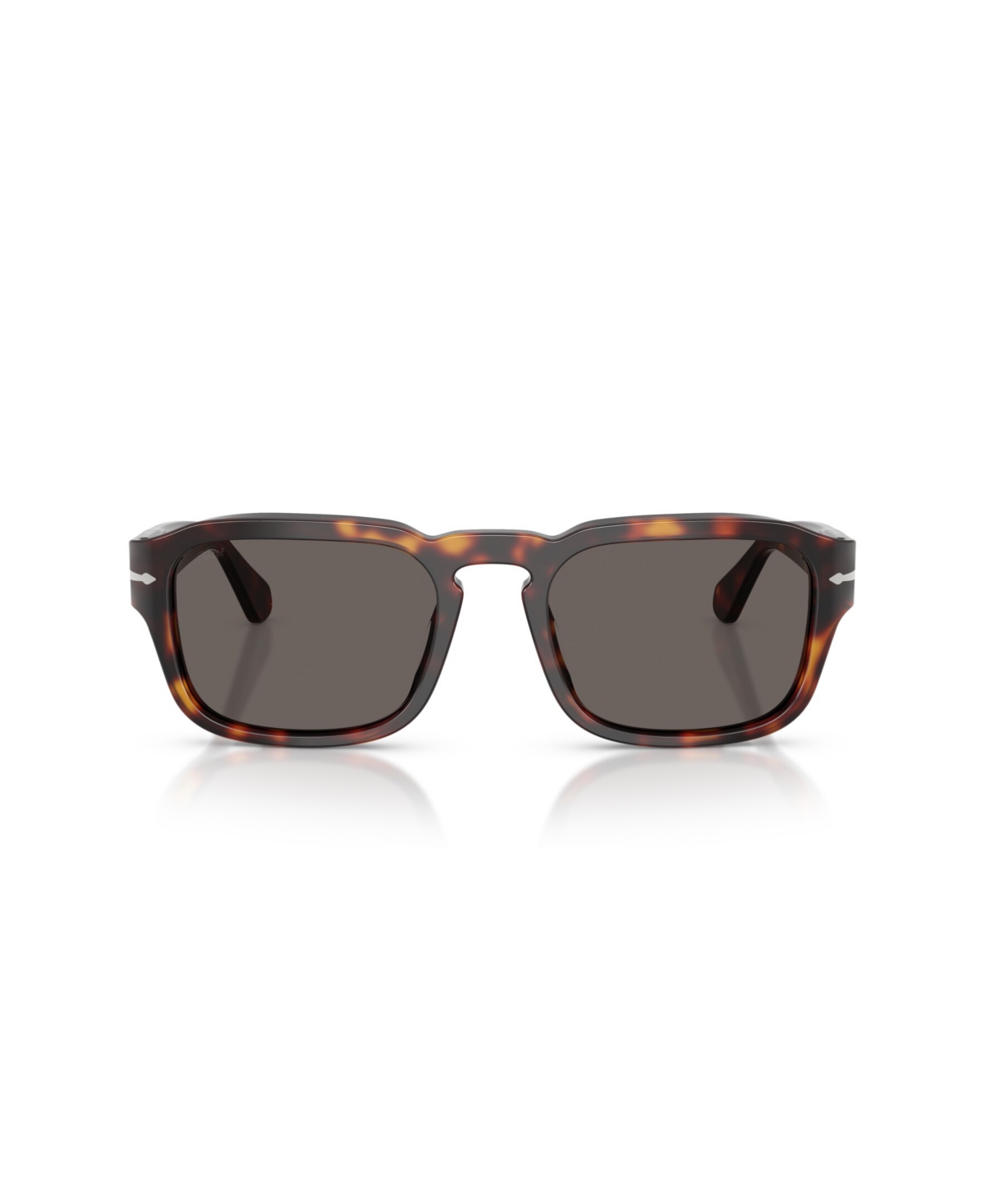 Persol Unisex Rectangle Sunglasses, Po3386s In Brown