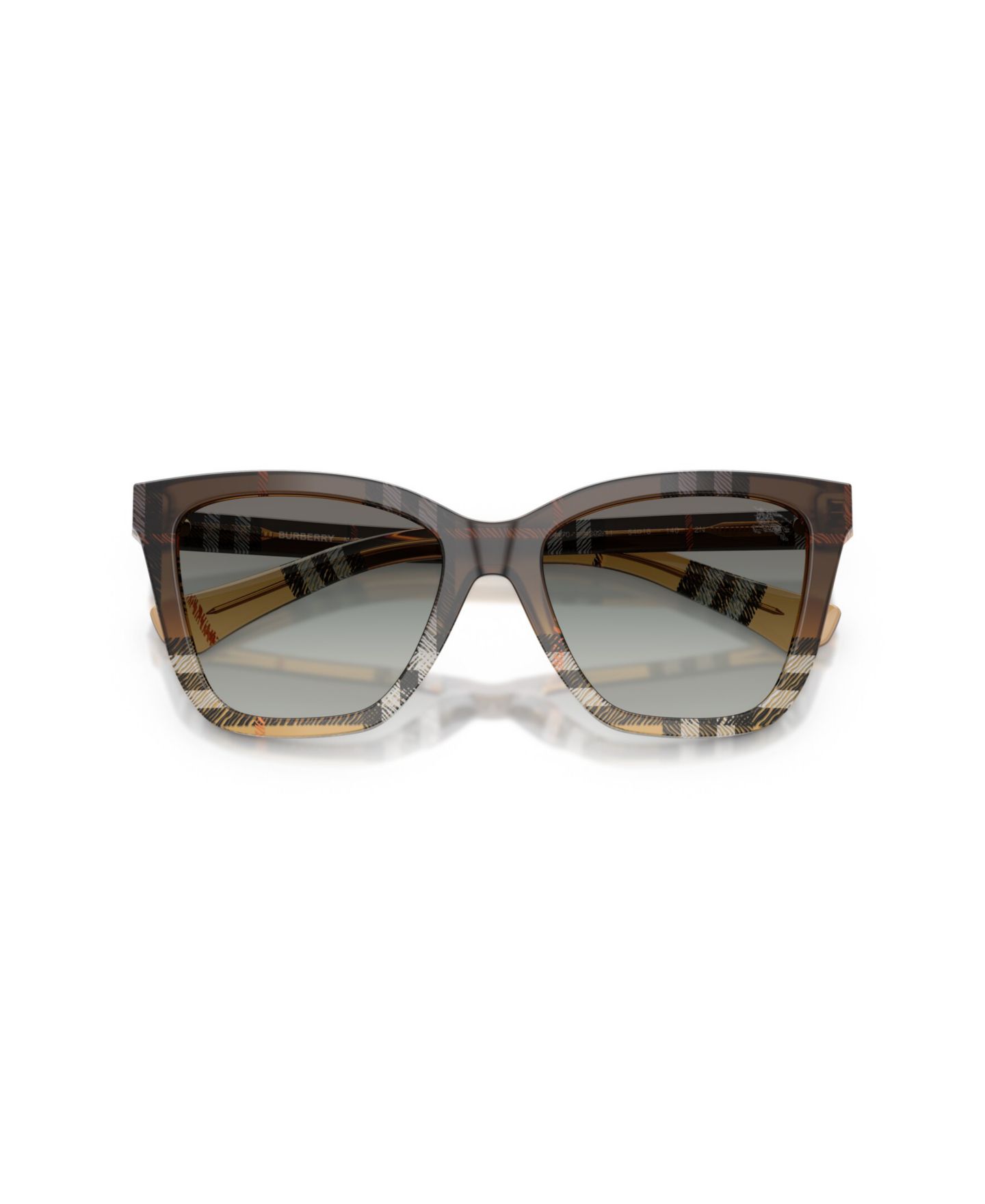 Женские солнцезащитные очки Burberry Square Sunglasses, BE4470, цвет: Клетчатый песочный — фото 5