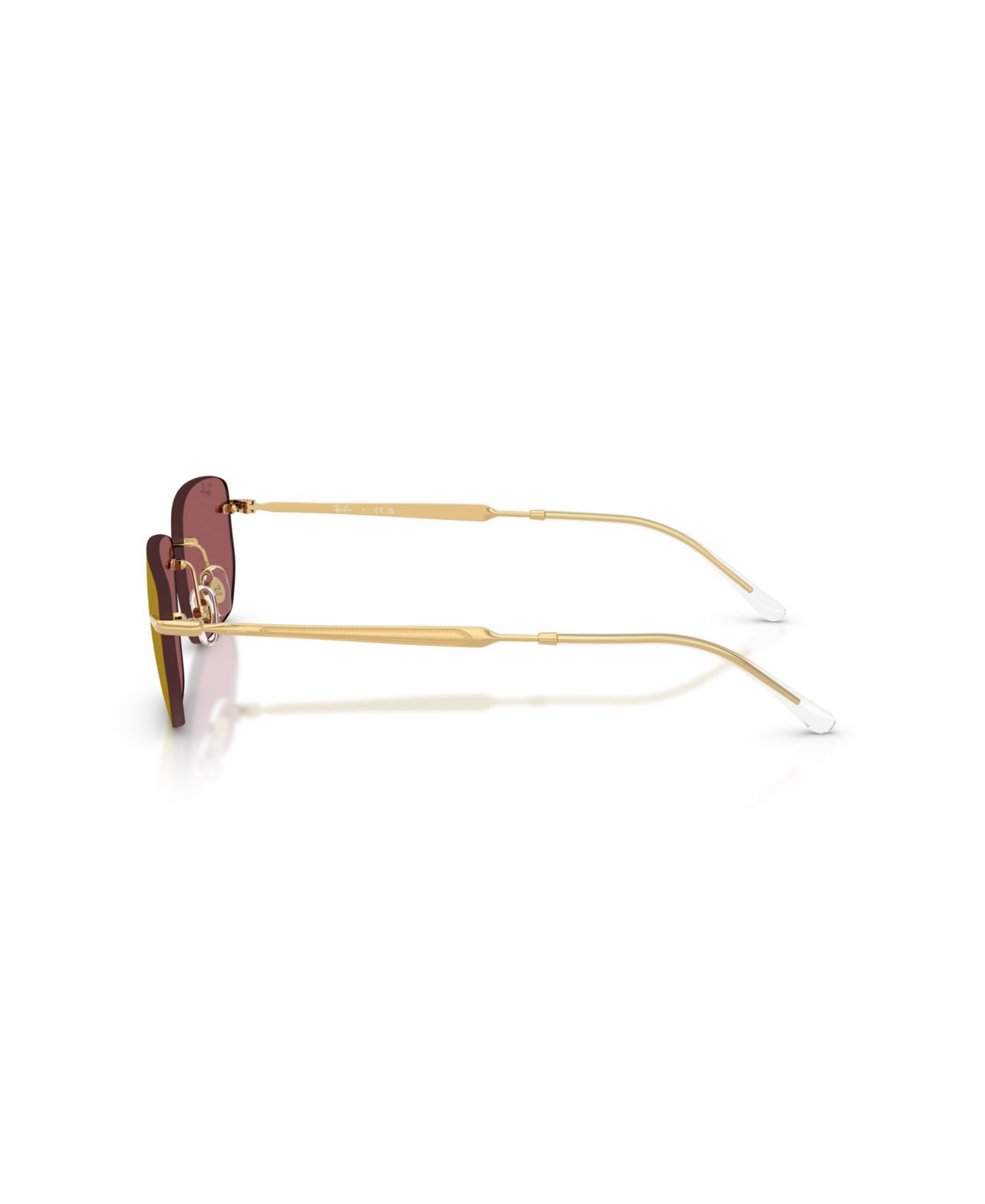 Солнцезащитные очки Ray-Ban Unisex Geometric Sunglasses, RB3768, цвет: Золотой — фото 2