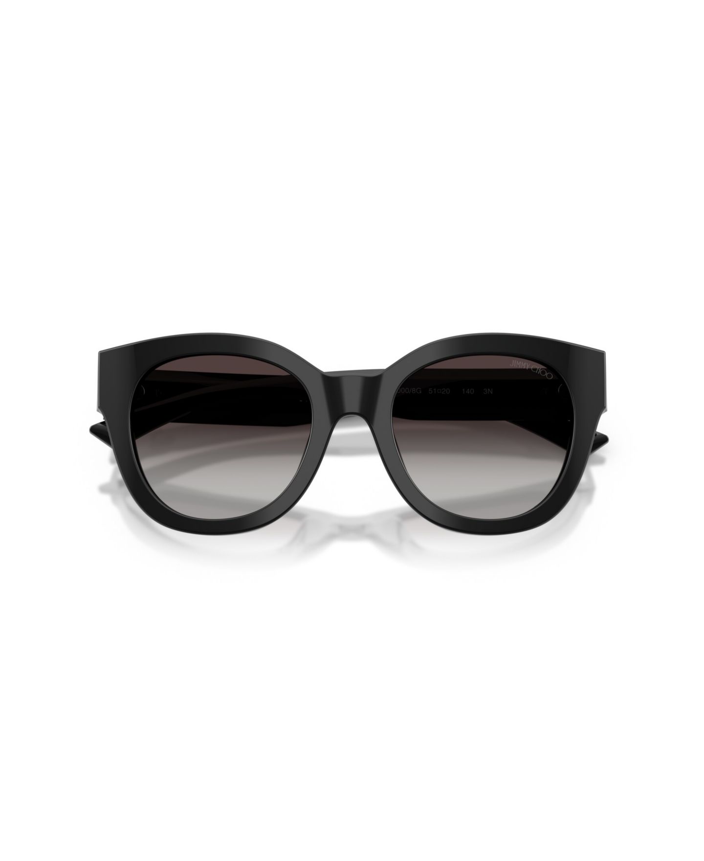 Женские солнцезащитные очки Jimmy Choo Round Sunglasses, JC5053, цвет: Чёрный — фото 5