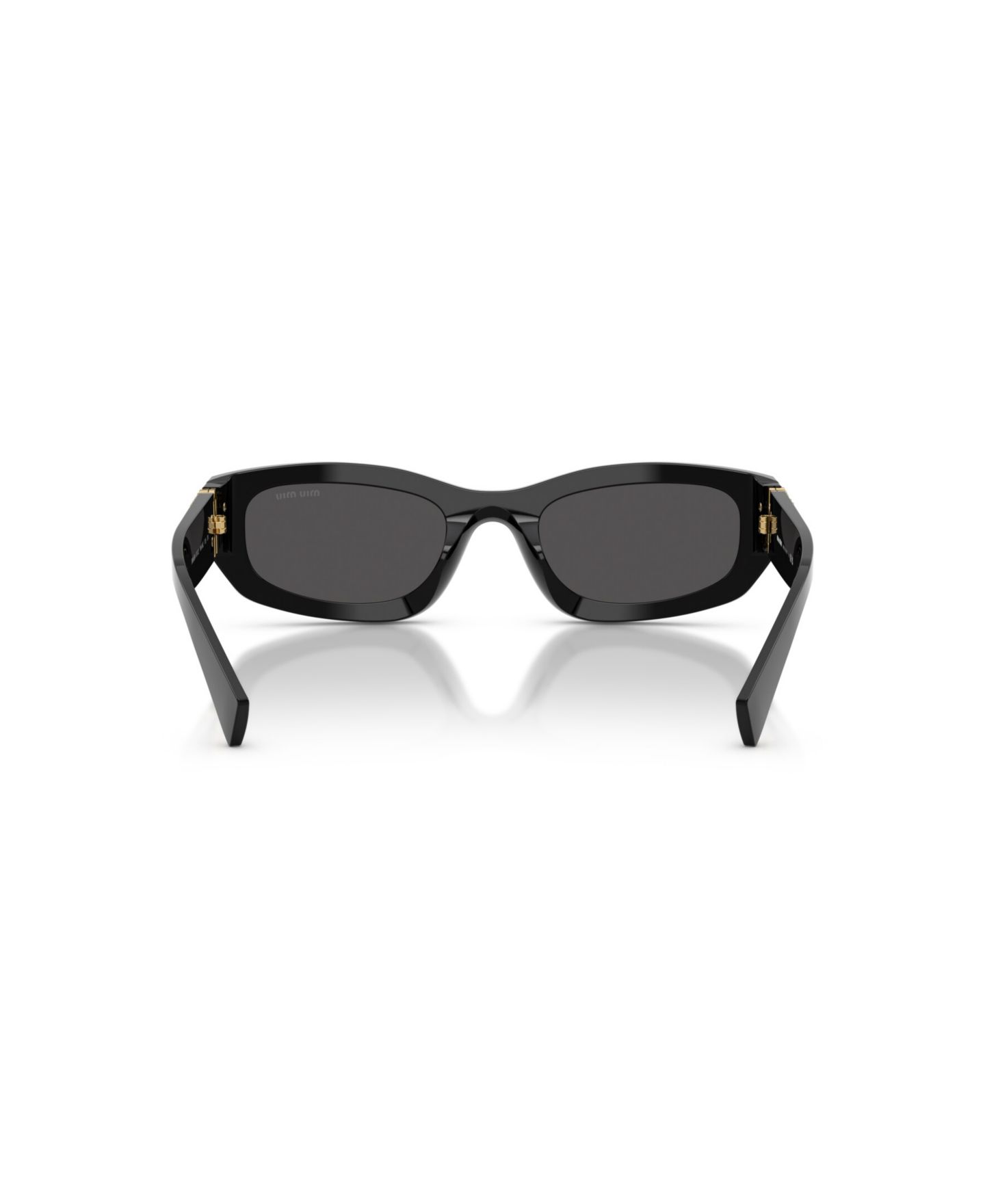 Женские солнцезащитные очки MIU MIU Geometric Sunglasses, MU B04S, цвет: Чёрный — фото 4