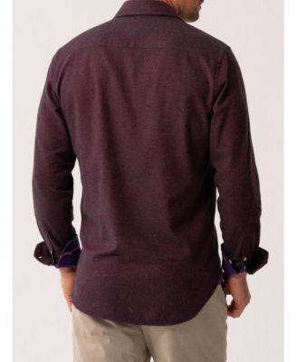 Cotton Cashmere Long Sleeve Shirt