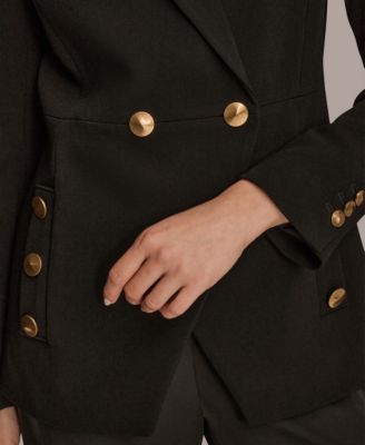 Women's One-Button Double Breasted Blazer