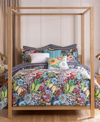 Home Night Garden Reversible 3-Pc. Comforter Set, King/California King