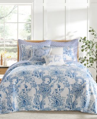 Home Bennett Reversible 3-Pc. Bedspread Set, Full
