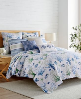 Home Harbor Bay Reversible 3-Pc. Quilt Set, Full/Queen