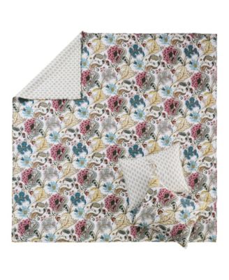 Angelica Spring Jacobean Floral 3-Pc. Quilt Set, King