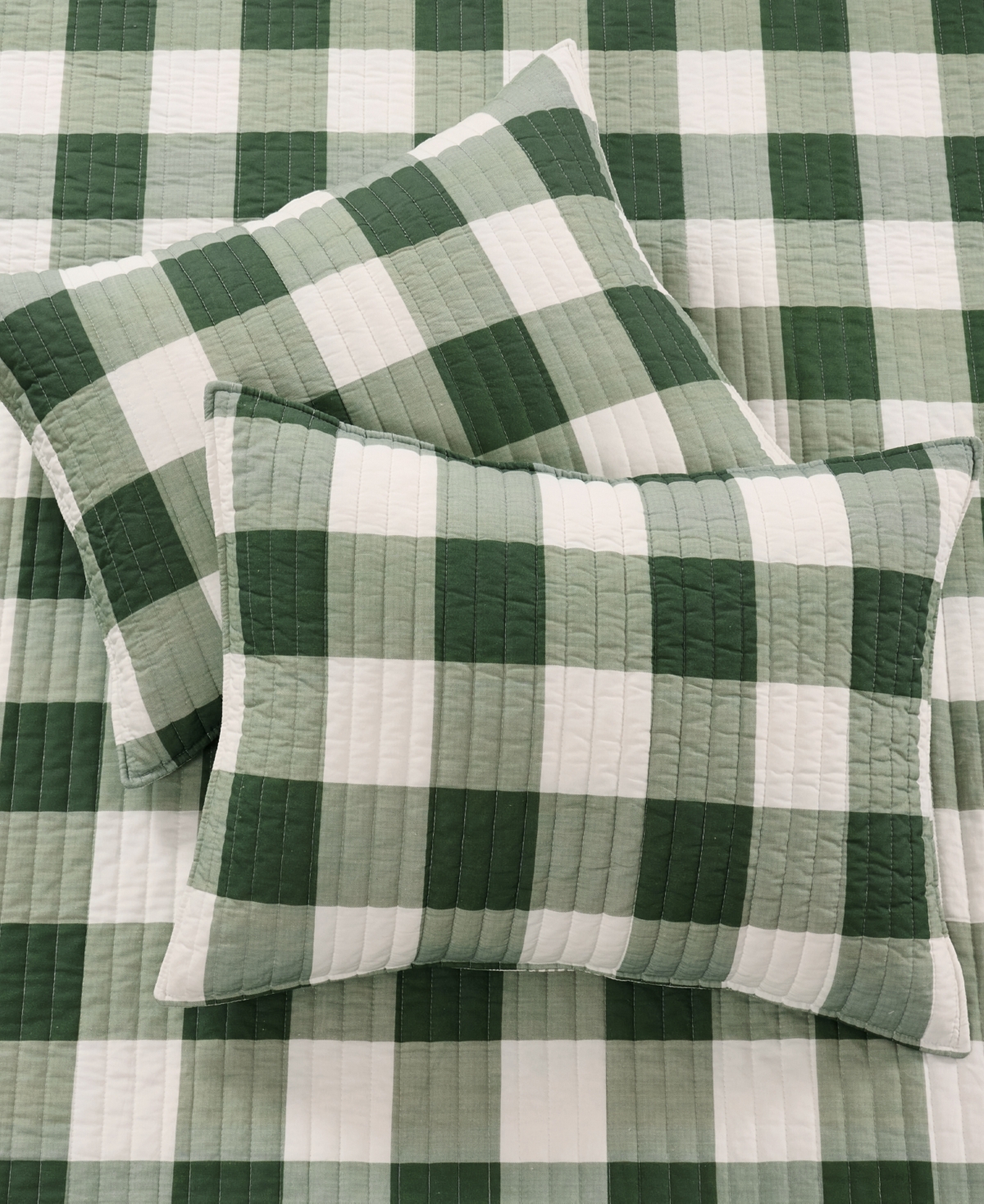 Levtex Camden Buffalo Check Reversible 2-pc. Quilt Set, Twin/twin Xl In Green