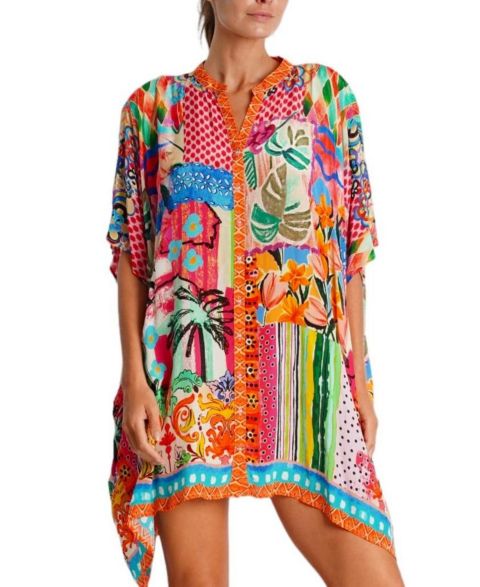 Пляжная накидка, короткий рукав — La Moda Clothing