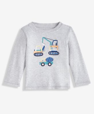 First Impressions - Baby Boys Long-Sleeve Fun Truck T-Shirt