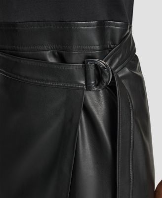 Women's Short Sleeve Mock Neck Fit & Flare Dress