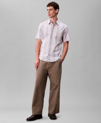 Men's Classic Fit Striped Shirt