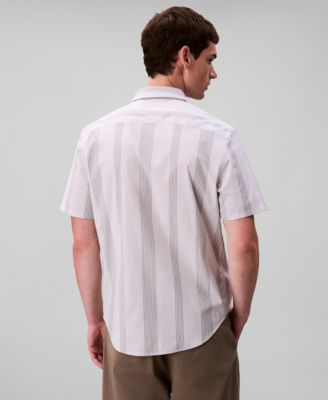 Men's Classic Fit Striped Shirt