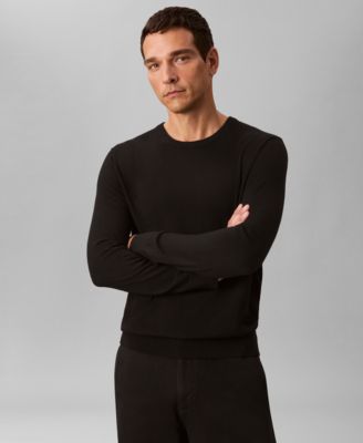 Men's Merino Wool Blend Crewneck Sweater
