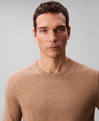 Men's Merino Wool Blend Crewneck Sweater