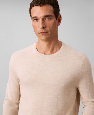 Men's Merino Wool Blend Crewneck Sweater