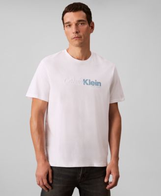 Calvin Klein - Men's Cursive Graphic Short-Sleeve T-Shirt