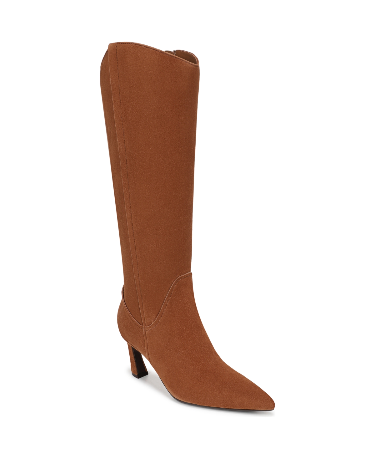 Naturalizer Women's Emily Narrow Calf Zip Tall Boots In Brown