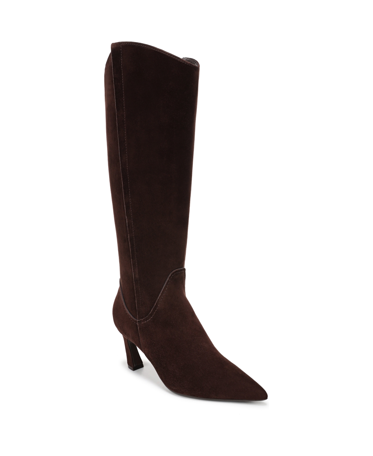 Naturalizer Women's Emily Narrow Calf Zip Tall Boots In Burgundy