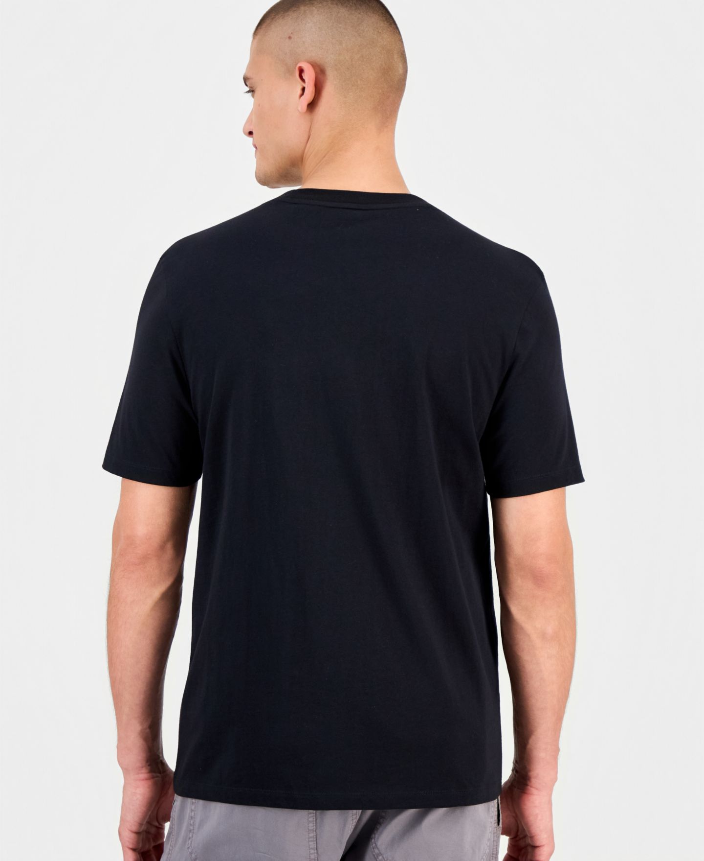 Мужская футболка Hugo Boss Deyss Short-Sleeve Keyboard Logo Graphic Crewneck, цвет: Чёрный — фото 4