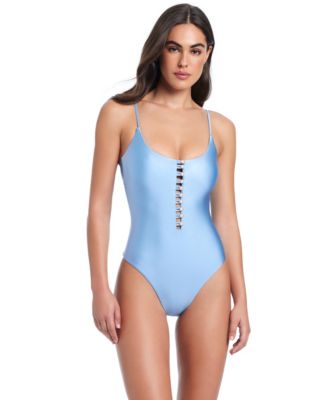 Pearls Of Wisdom Tank One-Piece Swimsuit