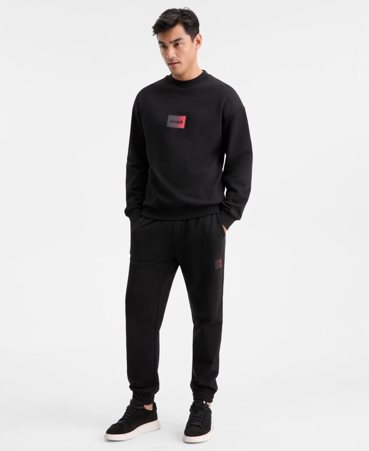 Hugo Boss Men's Danotop Long-Sleeve Logo Sweatshirt