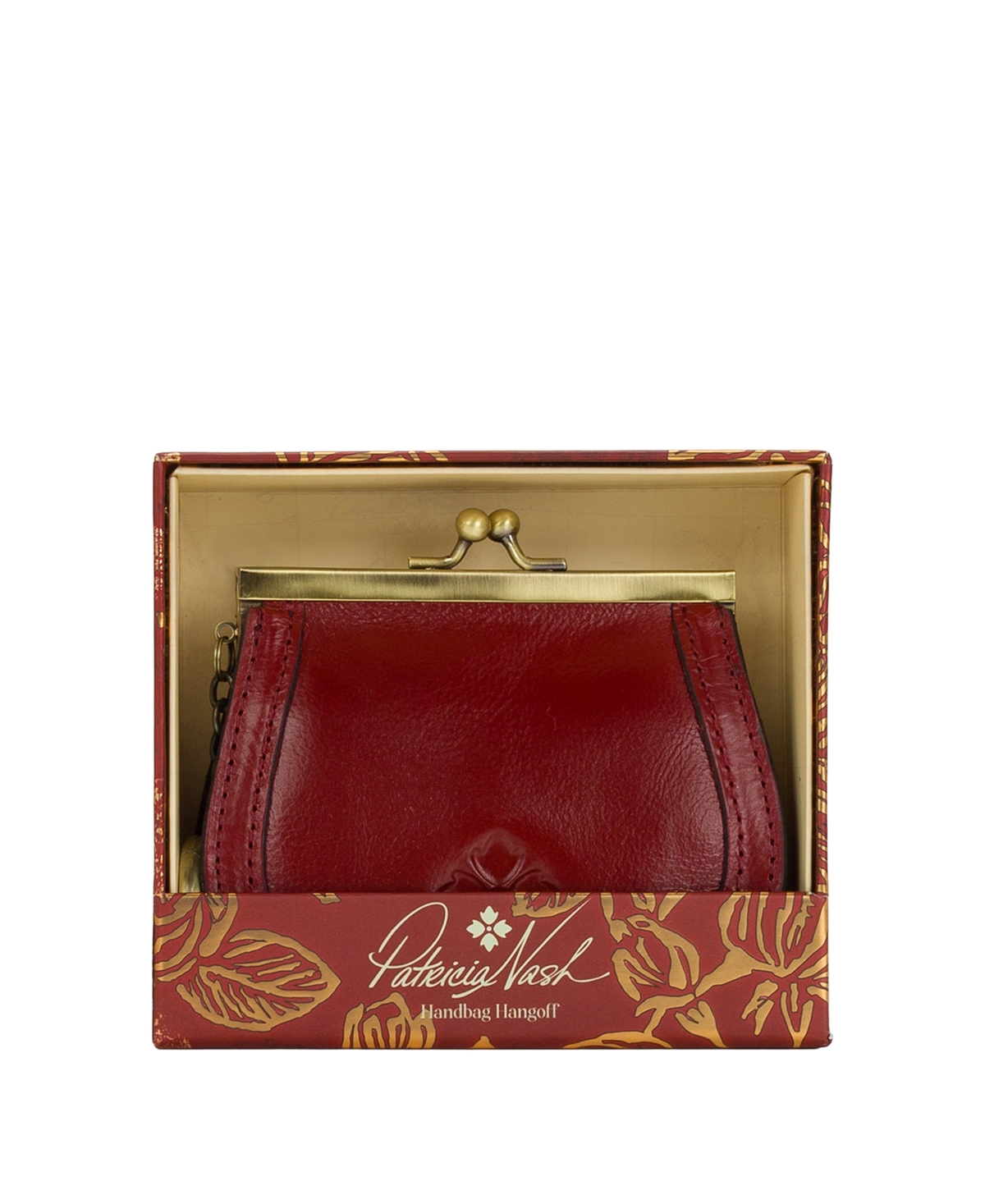 Patricia Nash Bella Boxed Coin Case In Red