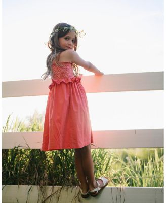 Toddler Girls Sleeveless Smocked Sundress