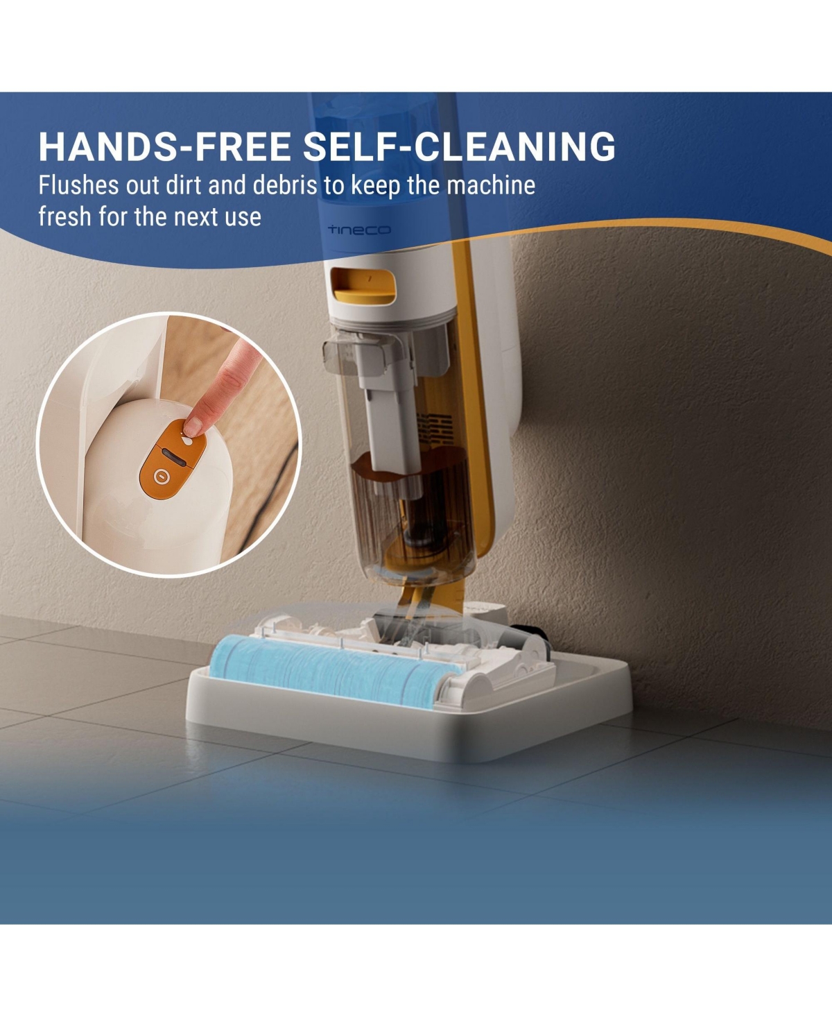 Tineco Go Max Cordless Wet/Dry Vacuum Mop (Floor Washer)