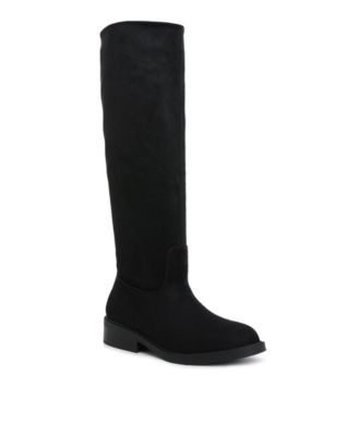 Womens Chiru Round Toe Microfiber Calf Boots