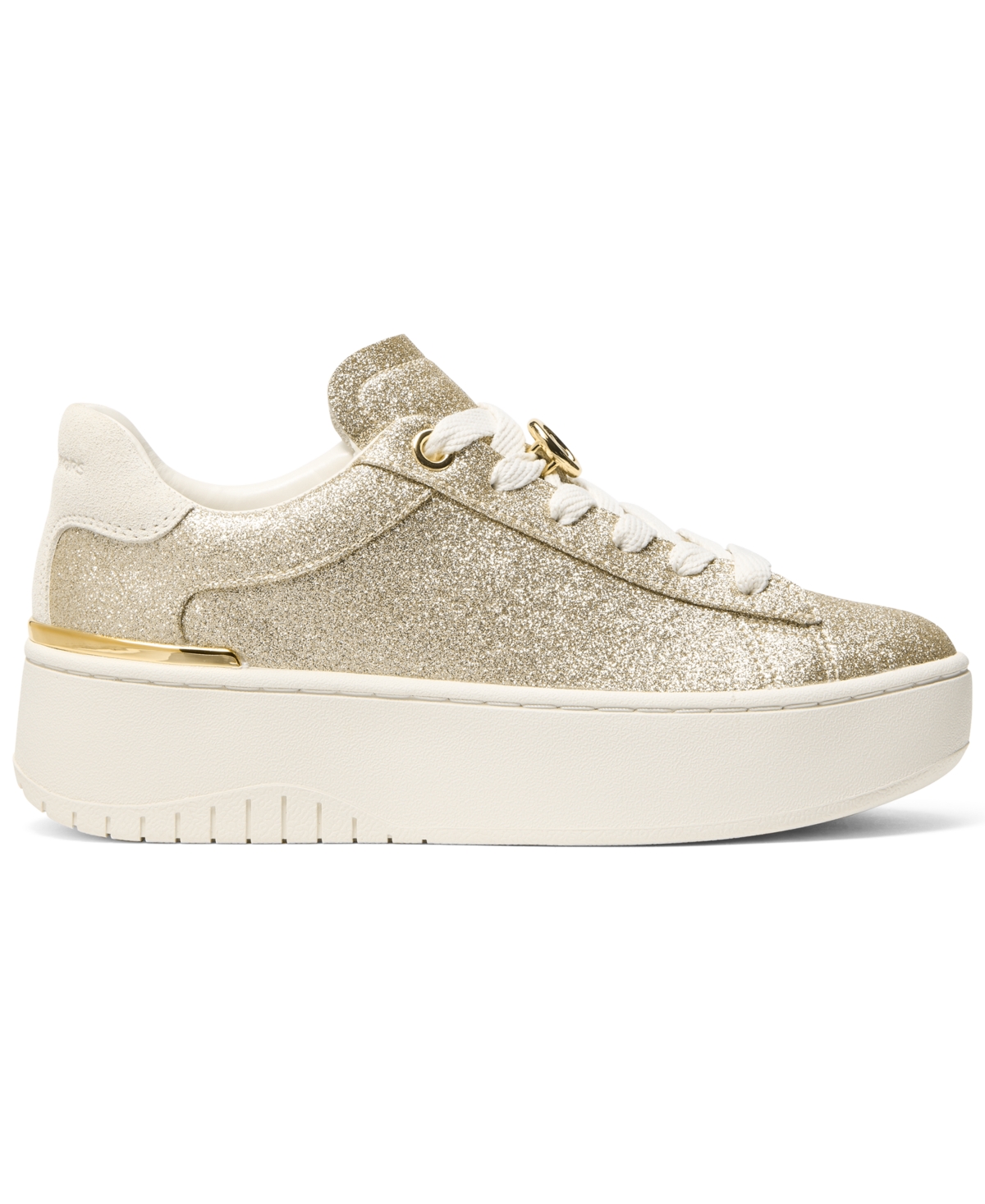Michael Kors Michael  Women's Dottie Lace Up Sneakers In Gold