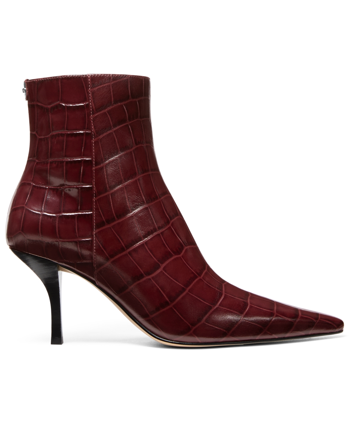 Michael Kors Michael  Women's Selina Pointed Toe Booties In Burgundy