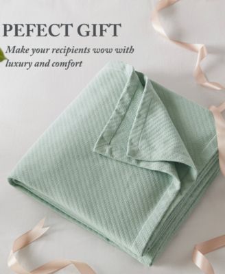 Liquid Cotton Soft and Breathable Blanket, Full/Queen