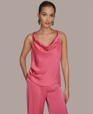 Donna Karan New York - Women's Sleeveless Twisted-Strap Camisole Top