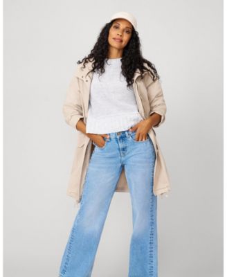 Women's Heathered Yarn Relaxed Lounge Sweater