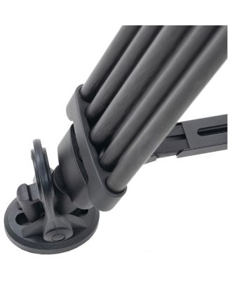 E-Image EG05C2 3-Section Carbon Fiber Tripod with GH05 Fluid Video Head and Mid-Level Spreader