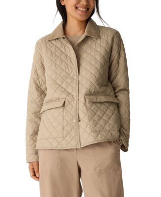 Women's Classic Collar Quilted Jacket