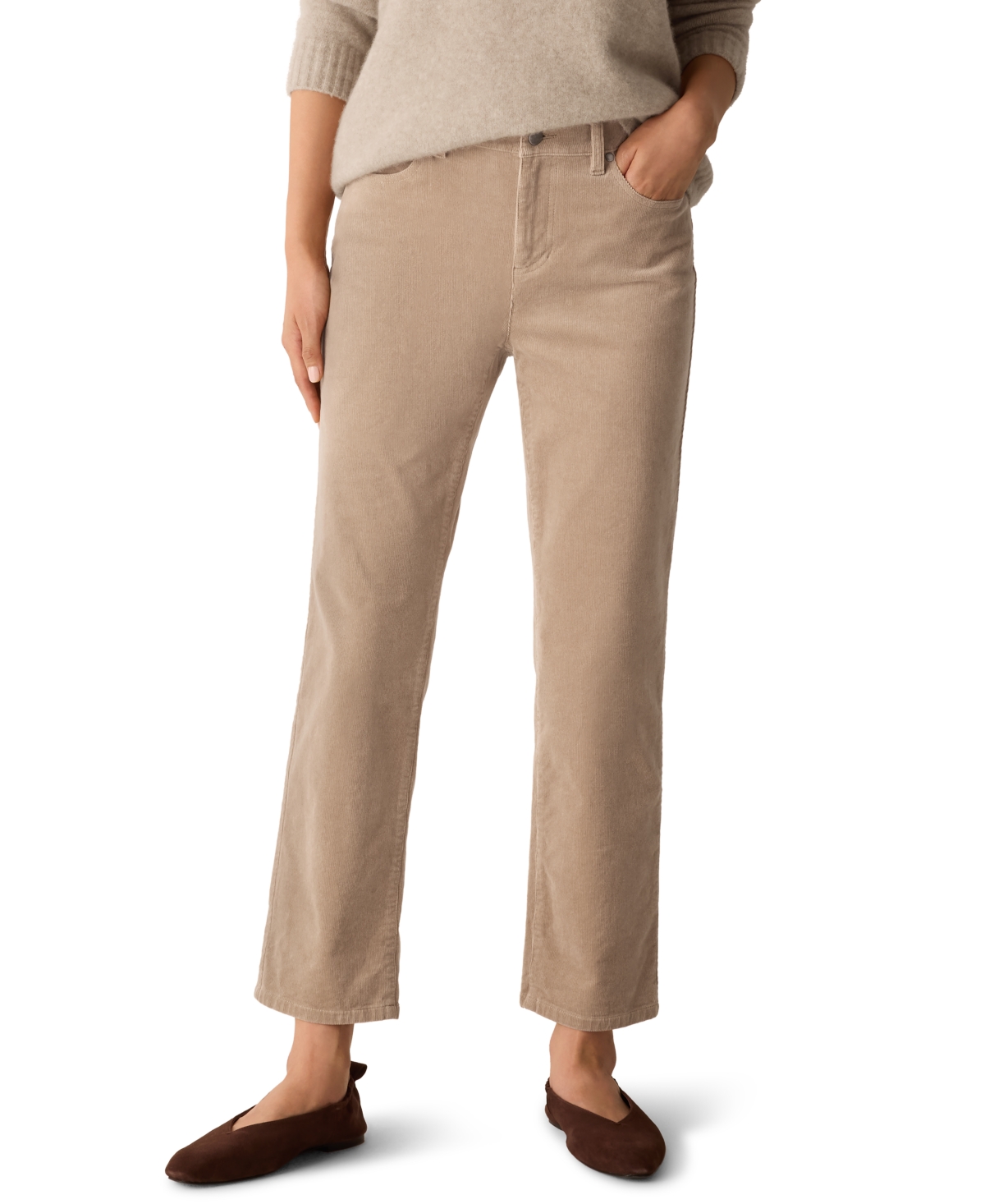 Eileen Fisher Women's Mid Waist Pants