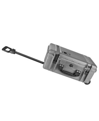 PB-2550DSLRP Wheeled Hard Case with Premium Divider Kit, Silver Platinum