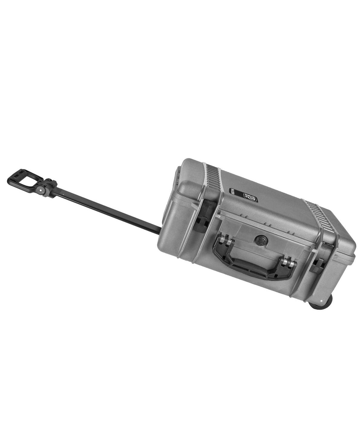 Porta Brace Pb-2550DSLRP Wheeled Hard Case with Premium Divider Kit, Silver Platinum