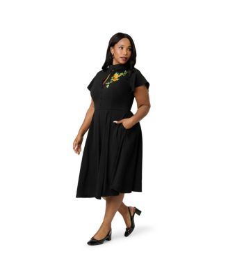 Plus Size 1940s Baltimore Swing Dress