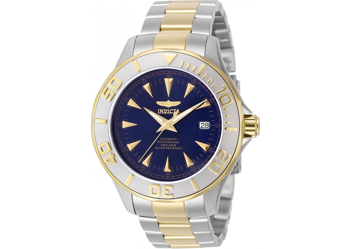 Invicta Men's Signature Automatic 3 Hand Blue Dial Watch