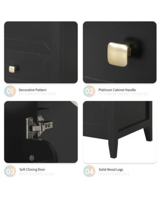 20" Bathroom Vanity with Sink, Soft Closing Door, Storage Rack and One Drawer, Bathroom Cabinet