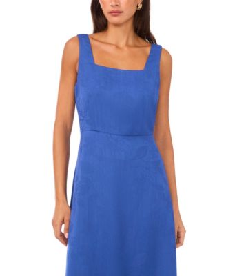 Women's Square Neck Sleeveless Maxi Dress