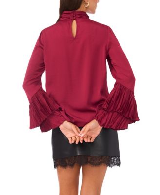 Women's Ruffle Long Sleeve Top